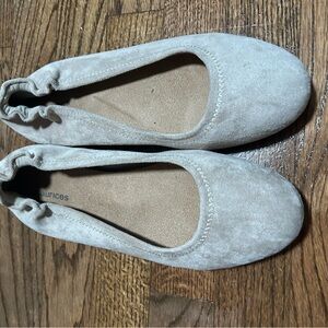 Maurices Women's Cream Suede Loafers